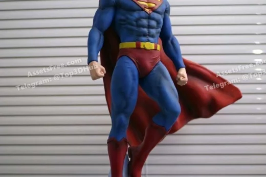 Superman fan art statue