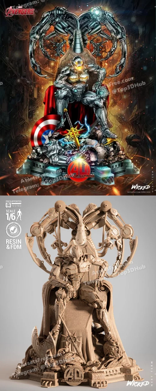 Wicked ultron 2025 sculpture