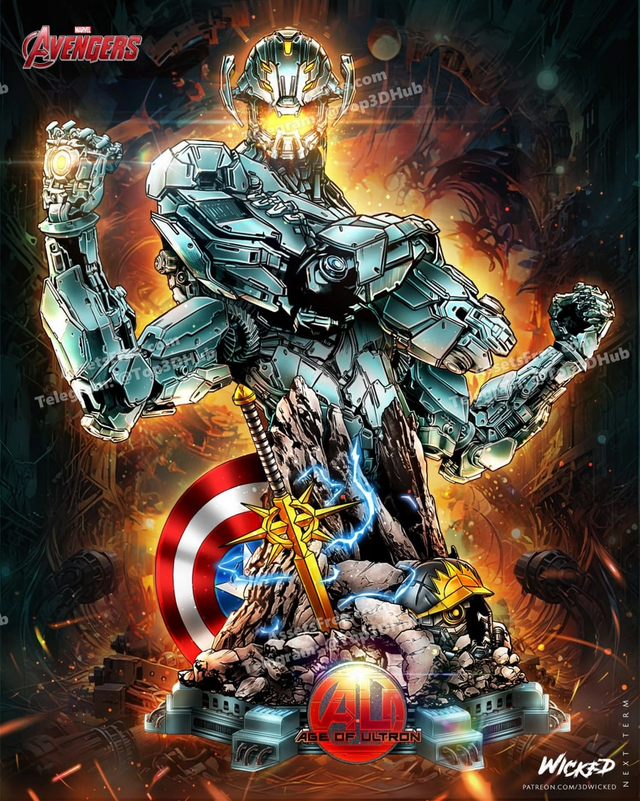 Wicked ultron bust