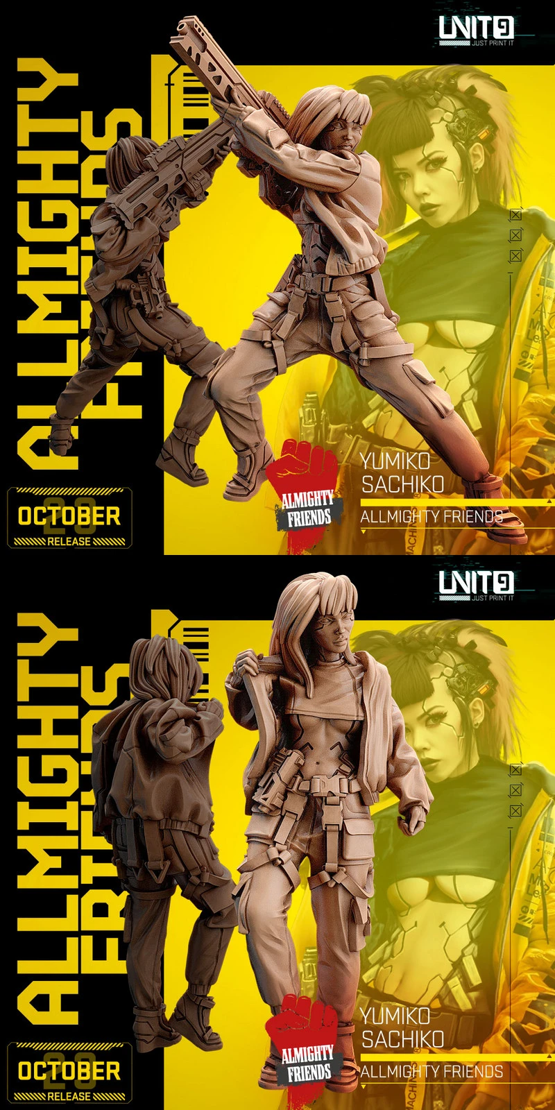 Yumiko – STL 3D Print Model | AssetsFree.com Yumiko