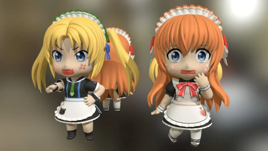 Ai chan kiba chan 2016 projects @top3dhub