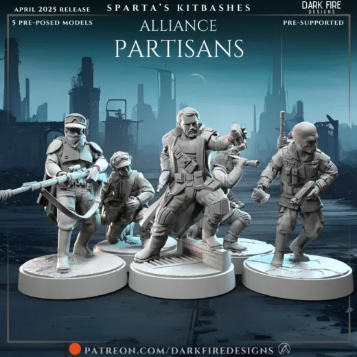 alliance partisans – spartas kitbashes - 3D model for printing | AssetsFree.com