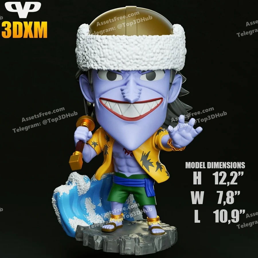 arlong chibi - 3D model for printing | AssetsFree.com