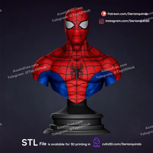 atv_digital_sculptures_spiderman_crawling - 3D model for printing | AssetsFree.com