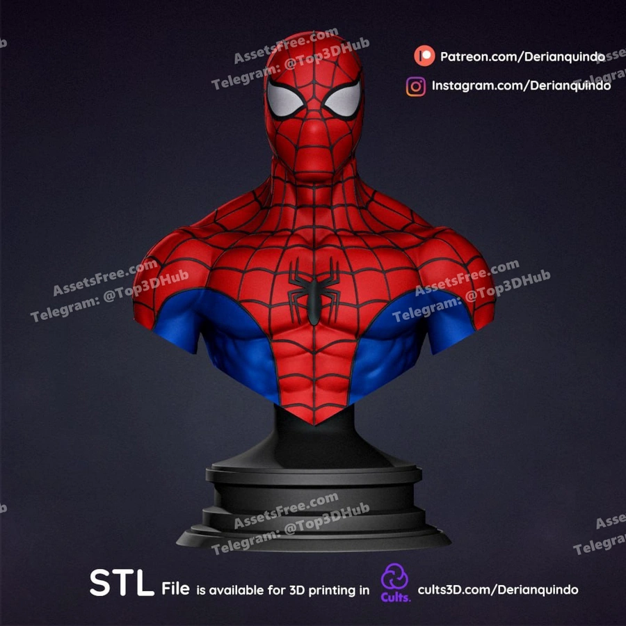 atv_digital_sculptures_spiderman_crawling - 3D model for printing | AssetsFree.com