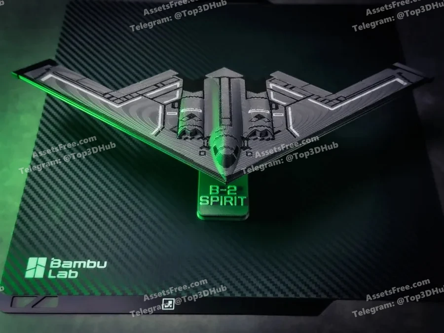 b-2_kitcard_withoutframe_stls - 3D model for printing | AssetsFree.com
