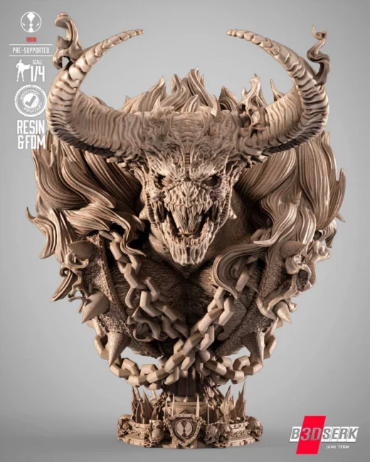 b3dserk – omega spawn portrait bust - 3D model for printing | AssetsFree.com