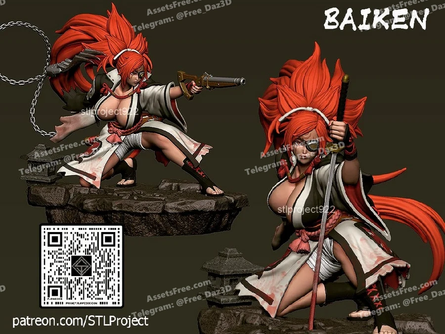 baiken - 3D model for printing | AssetsFree.com