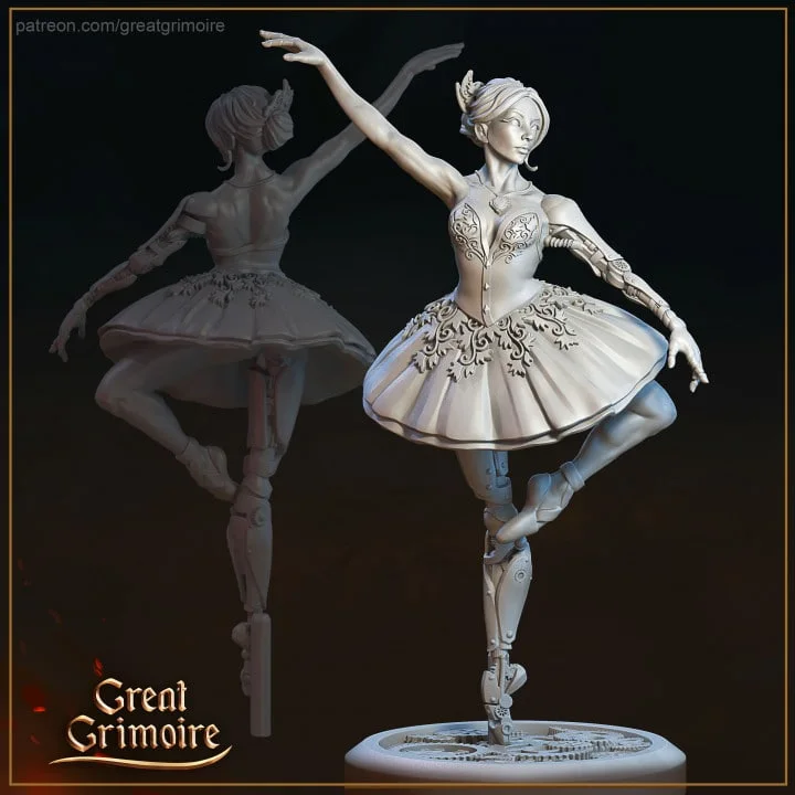ballerina - 3D model for printing | AssetsFree.com