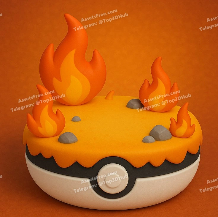 base fuego ia - 3D model for printing | AssetsFree.com