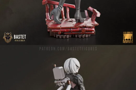 bastet figures 2b - 3D model for printing | AssetsFree.com