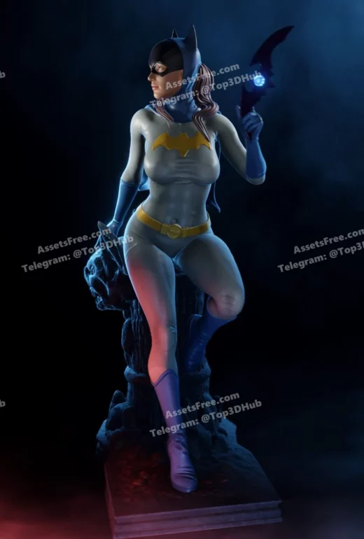 batgirl – 3d print ready v10 - 3D model for printing | AssetsFree.com