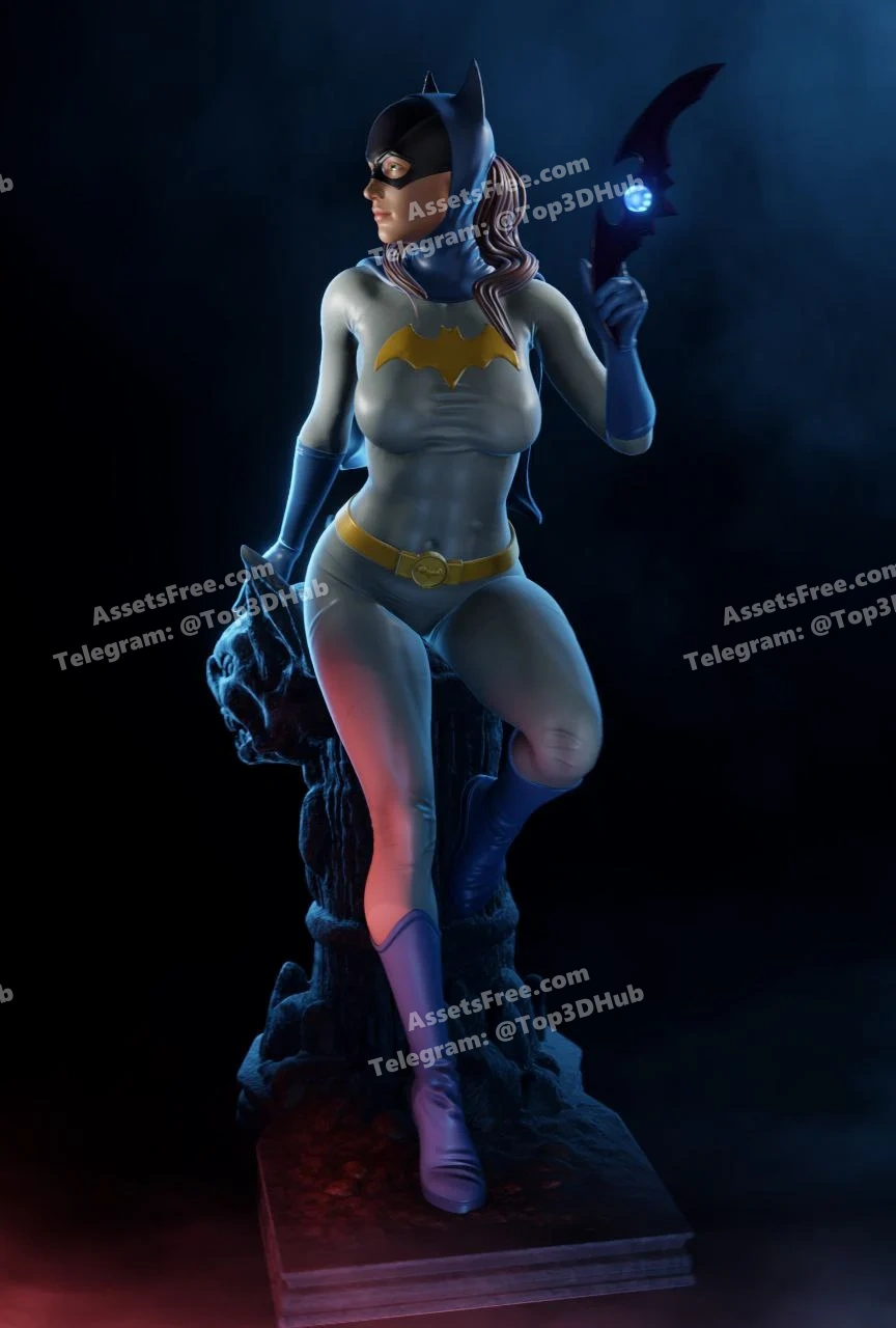 batgirl – 3d print ready v10 - 3D model for printing | AssetsFree.com
