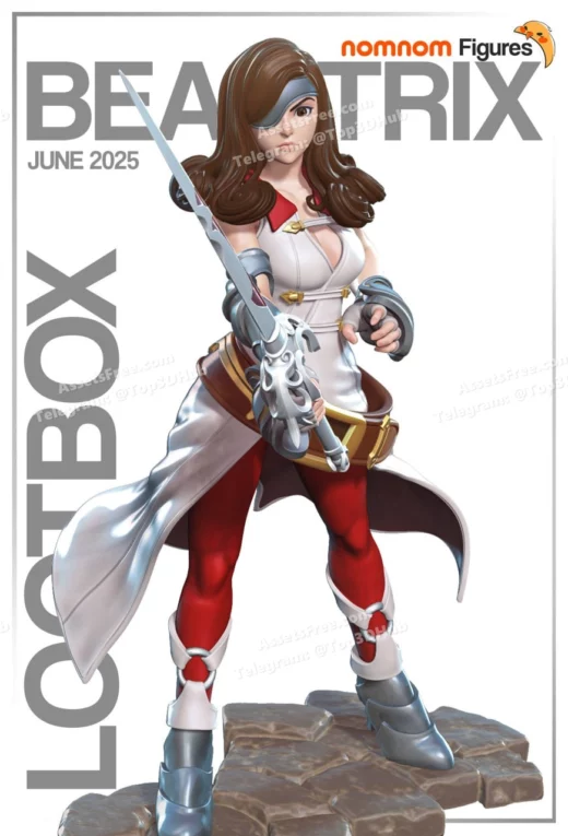 beatrix – final fantasy ix - 3D model for printing | AssetsFree.com