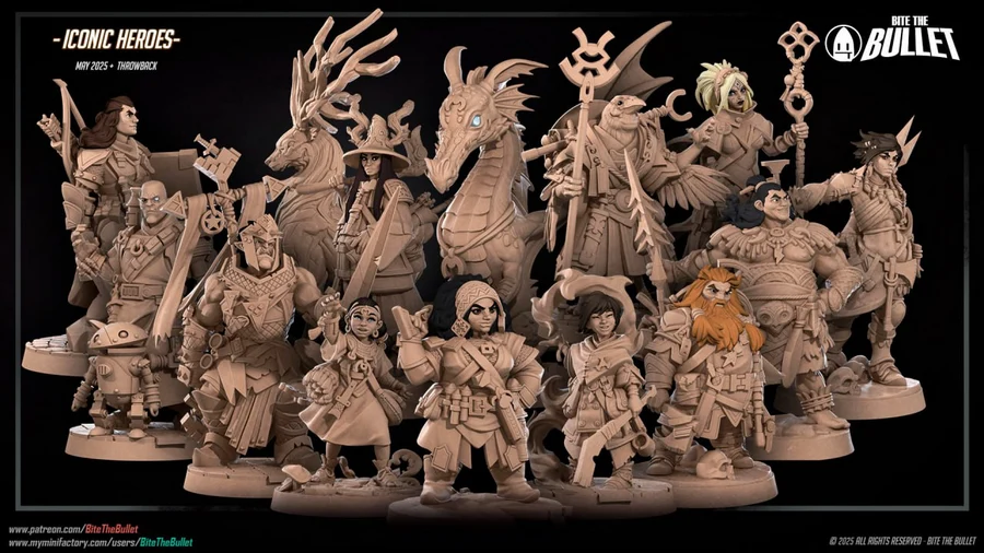 bite the bullet iconic heroes may 2025 - 3D model for printing | AssetsFree.com