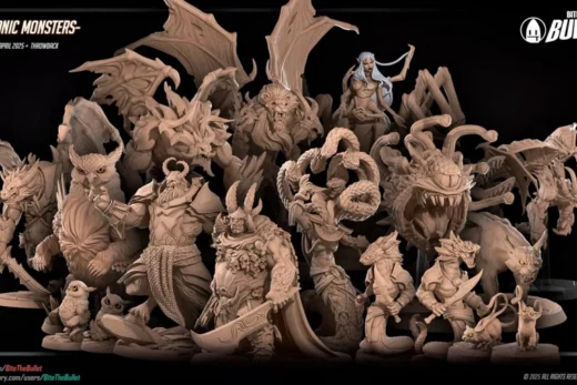 bite the bullet iconic monsters april 2025 - 3D model for printing | AssetsFree.com