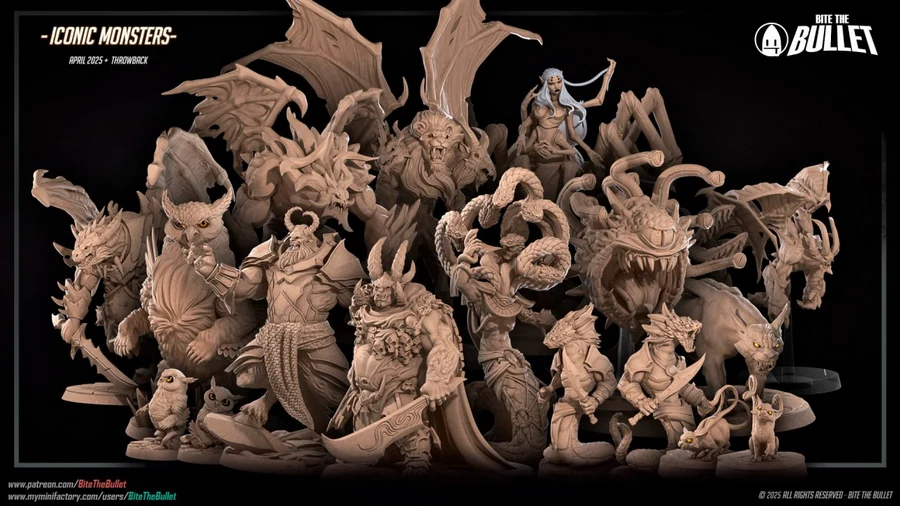 bite the bullet iconic monsters april 2025 - 3D model for printing | AssetsFree.com