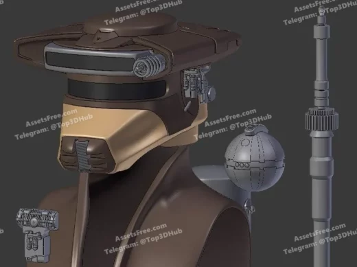 boushhhelmet - 3D model for printing | AssetsFree.com