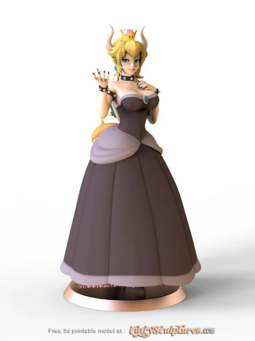 Bowsette furrysculptures.com @top3dhub