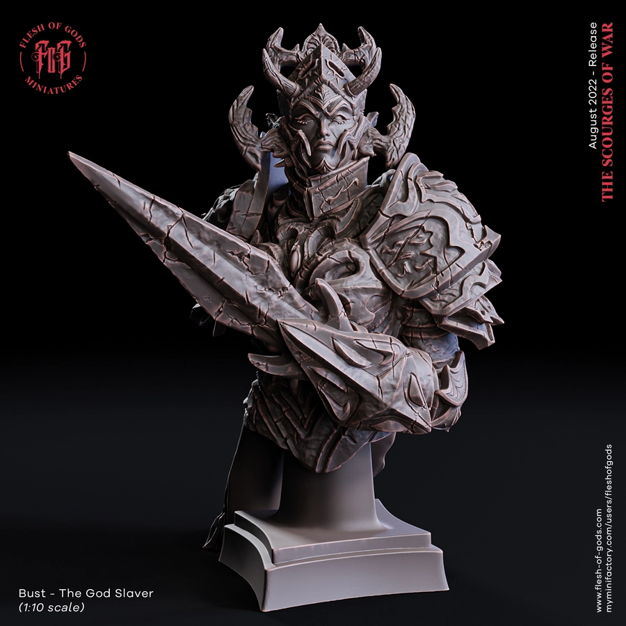 bust – the god slaver - 3D model for printing | AssetsFree.com