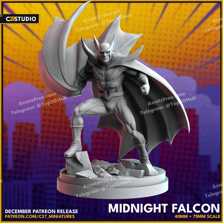 c27 studio – nighthawk - 3D model for printing | AssetsFree.com