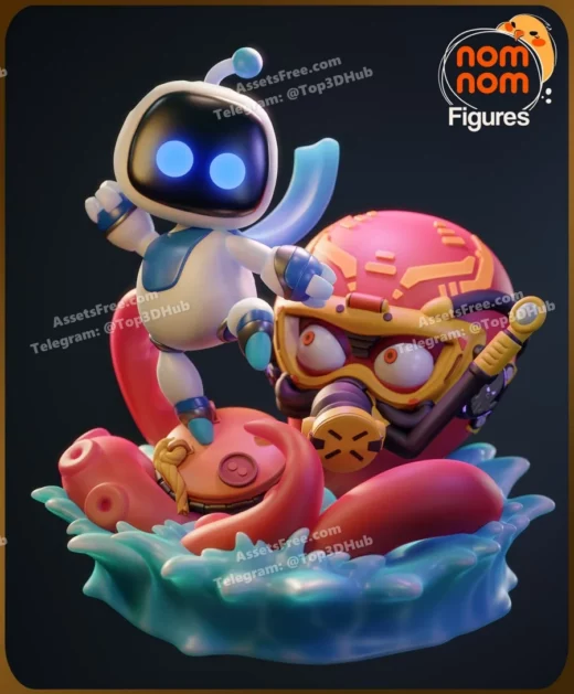 chibi astrobot – astrobot - 3D model for printing | AssetsFree.com