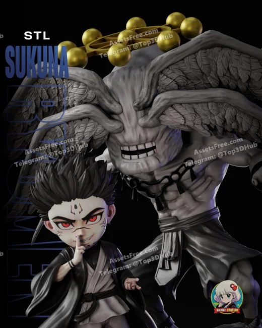 Chibistation sukuna ryomen stl