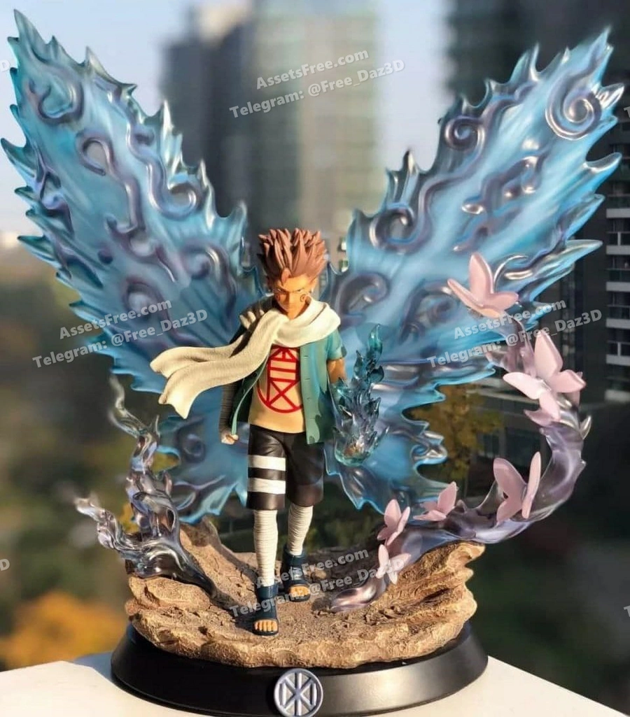 chōji akimichi – butterfly mode - 3D model for printing | AssetsFree.com