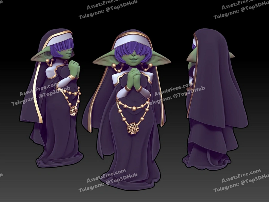 constance the garden golem maker - 3D model for printing | AssetsFree.com