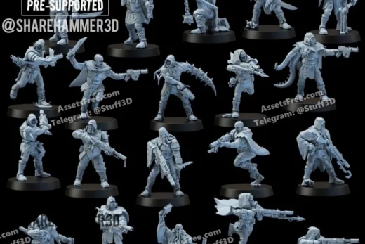 cultists of the dredge - 3D model for printing | AssetsFree.com