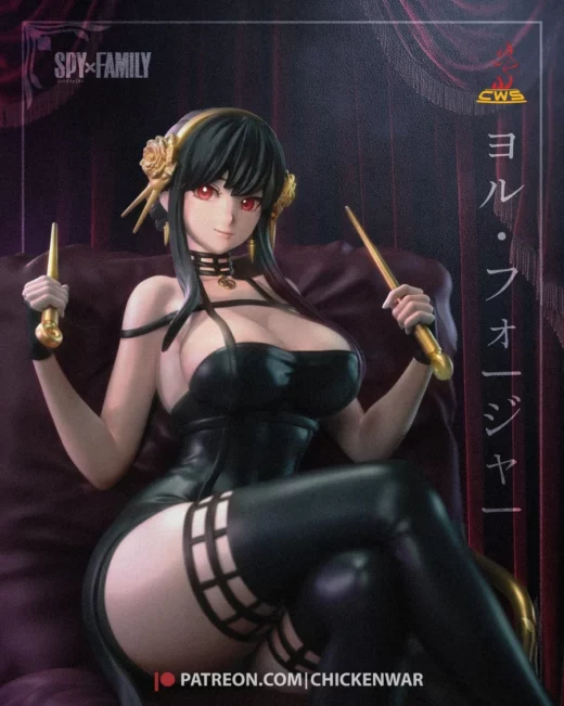 cw studio – spy x family – yor forger - 3D model for printing | AssetsFree.com