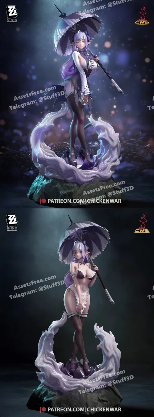 cw studio – zenless zone zero – vivian banshee - 3D model for printing | AssetsFree.com