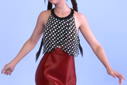 Dforce curious lady outfit for genesis 9