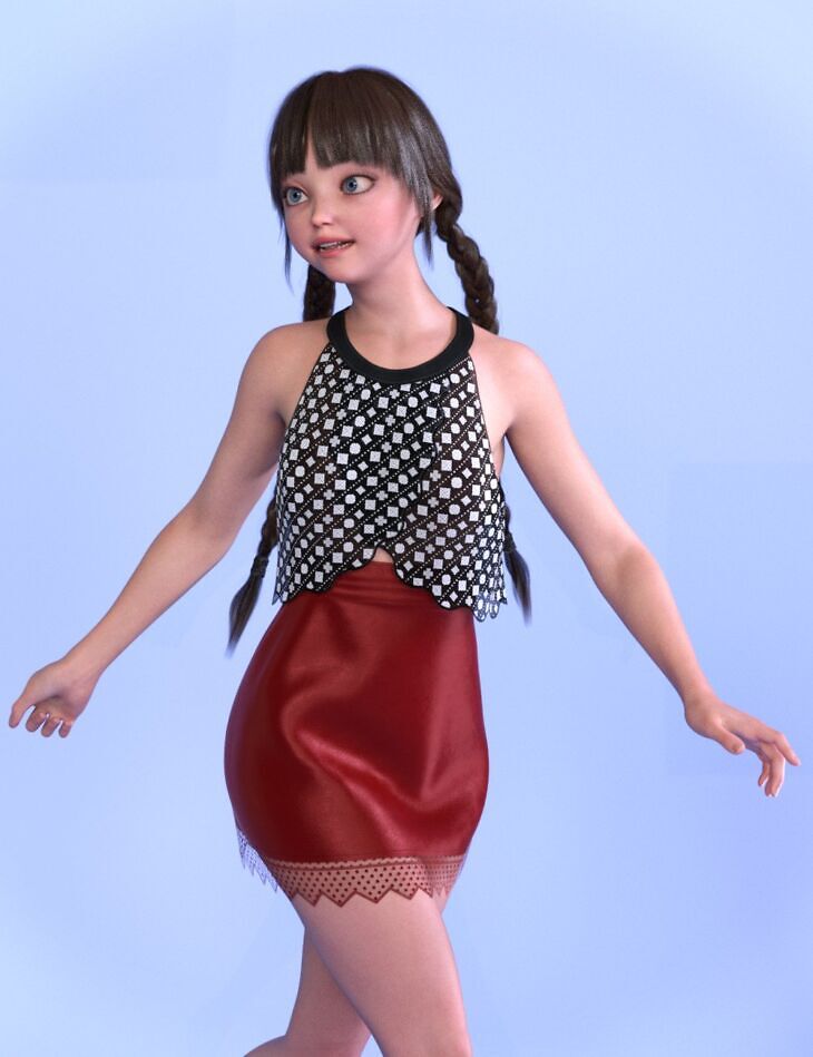Dforce curious lady outfit for genesis 9