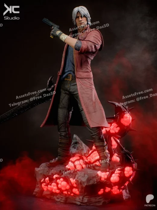 dante – devil may cry - 3D model for printing | AssetsFree.com