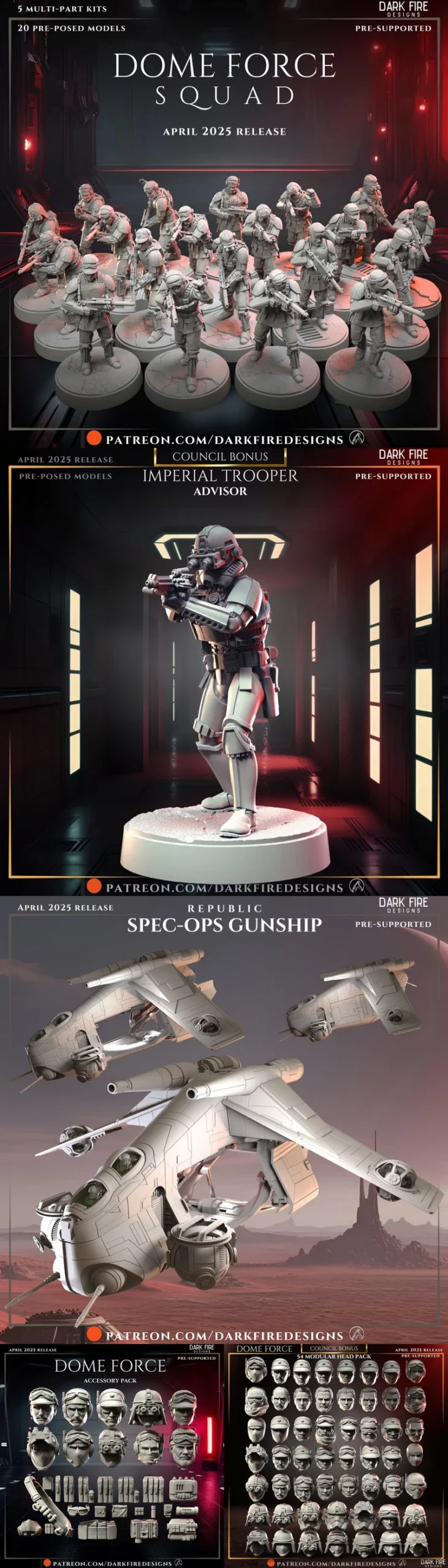 dark fire designs april 2025 - 3D model for printing | AssetsFree.com