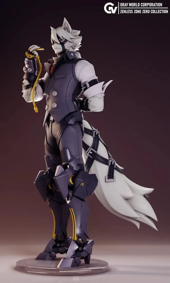 de lycaon zenless zone zero r – gray world corporation - 3D model for printing | AssetsFree.com