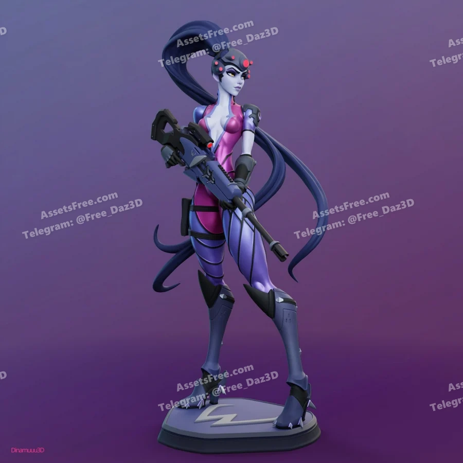 dinamuuu3d_widowmaker_main_stl - 3D model for printing | AssetsFree.com