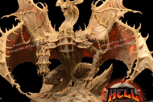 dragon trappers lodge – azmoth hoarder of souls - 3D model for printing | AssetsFree.com