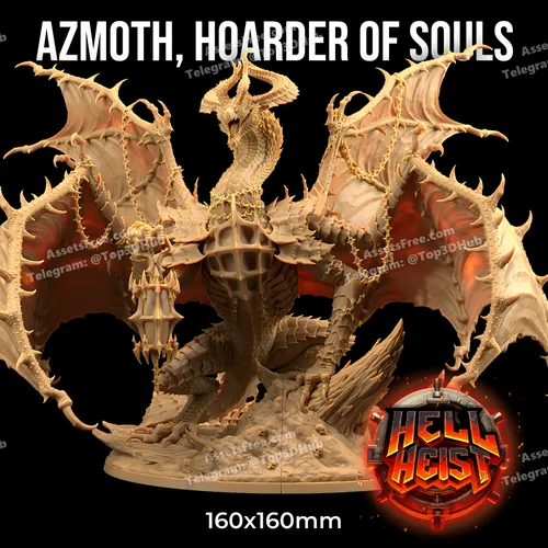 dragon trappers lodge – azmoth hoarder of souls - 3D model for printing | AssetsFree.com