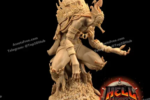 dragon trappers lodge – beliak archdevil of crowns - 3D model for printing | AssetsFree.com