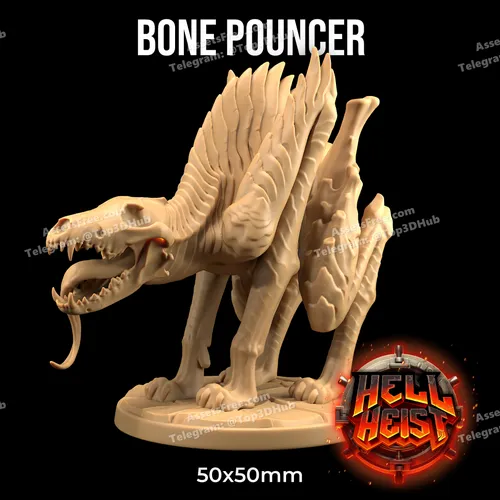 dragon trappers lodge – bone pouncer - 3D model for printing | AssetsFree.com