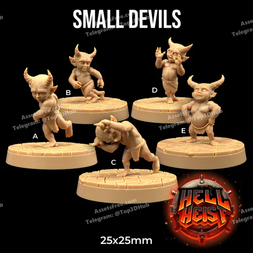 dragon trappers lodge – small devils – STL 3D Print Model | AssetsFree.com dragon trappers lodge – small devils - 3D model for printing | AssetsFree.com
