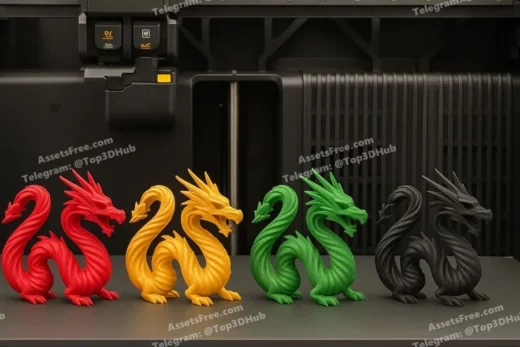 dragon+torssad_stls - 3D model for printing | AssetsFree.com