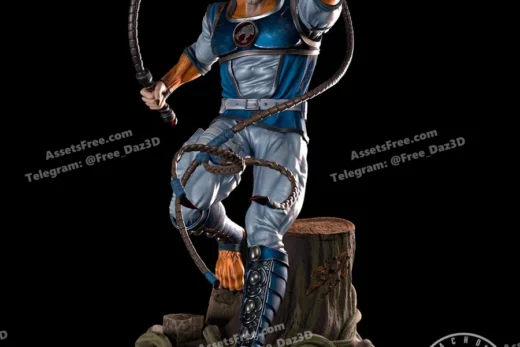 fan art – tigra from thundercats – statue - 3D model for printing | AssetsFree.com