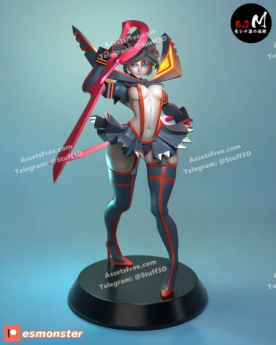 fan_ryuko - 3D model for printing | AssetsFree.com
