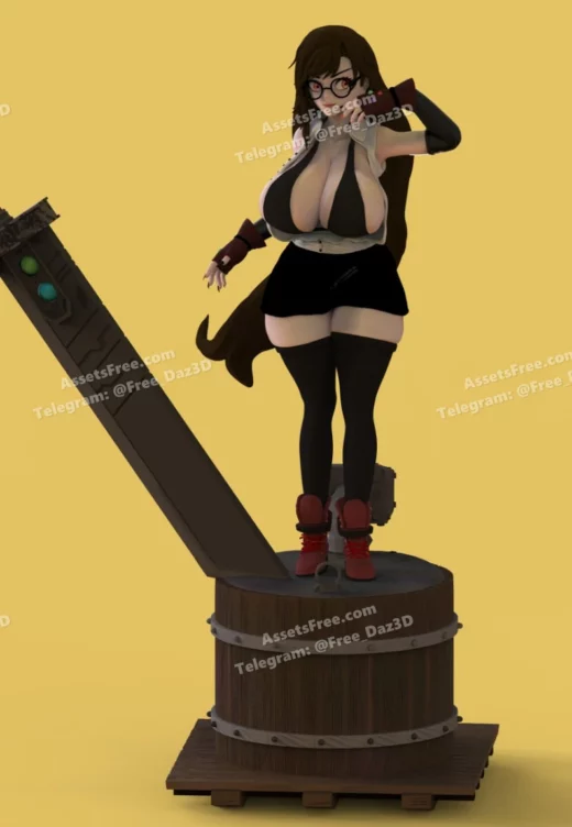 fantasia-ultima-tifa-ff7-bahab-balam - 3D model for printing | AssetsFree.com