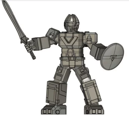 flashman- flash king low detail - 3D model for printing | AssetsFree.com