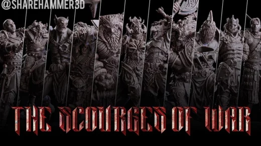 flesh of gods – 2022-08 – the scourges of war - 3D model for printing | AssetsFree.com