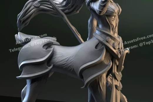 fysi the dryad – gsculpt art - 3D model for printing | AssetsFree.com